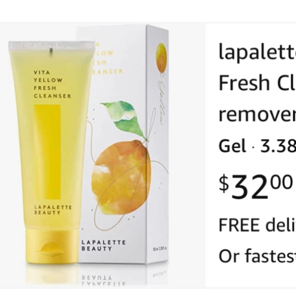 Lapalette beauty vita yellow fresh cleanser
